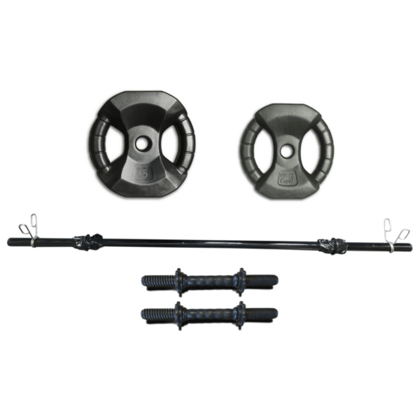 Combo body pump 1 - 30kg 50kg - barra mancuernas discos
