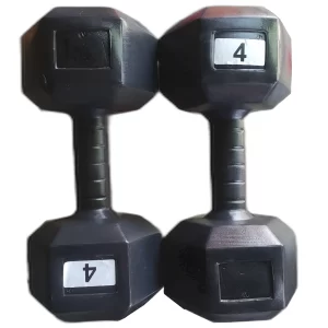 Mancuernas hexagonales PVC - 4kg 5kg 6kg 7kg 8kg 9kg 10kg 12kg 14kg